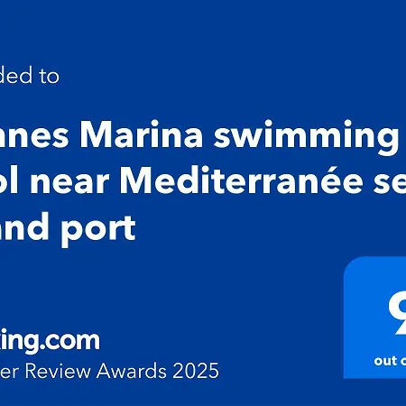Апартаменты Cannes Marina Swimming Pool Near Mediterranee Sea Inland Port *